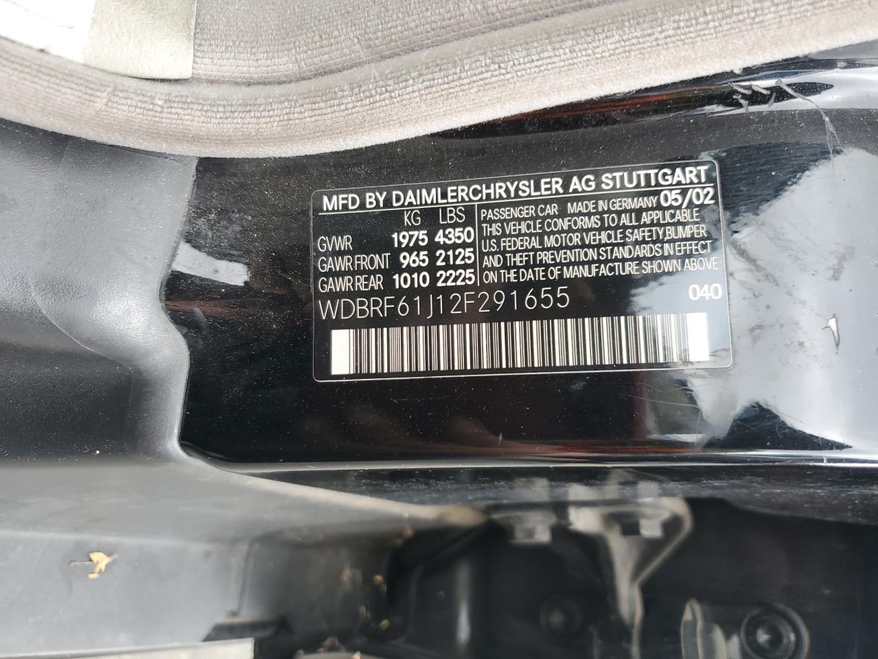 2002 MERCEDES-BENZ C-CLASS