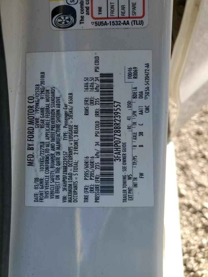 2008 FORD FUSION