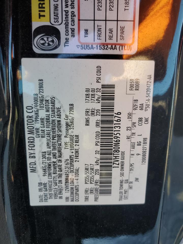 2009 FORD MUSTANG
