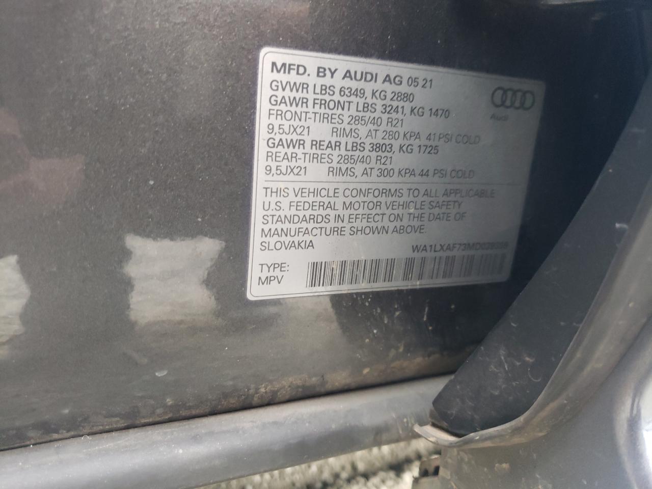 2021 AUDI Q7