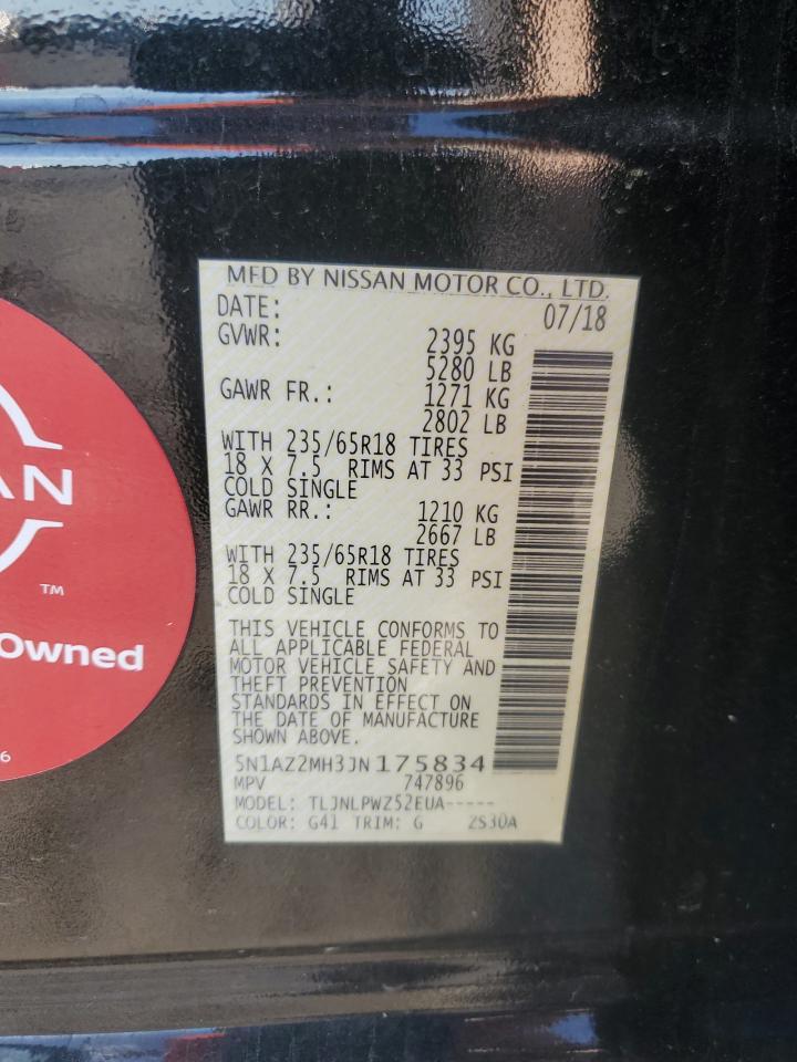 2018 NISSAN MURANO
