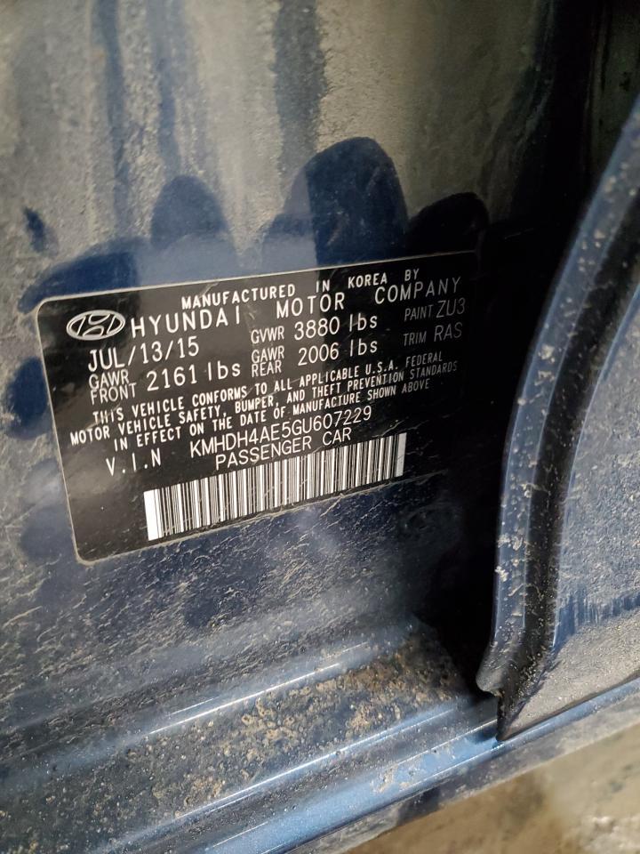 2016 HYUNDAI ELANTRA