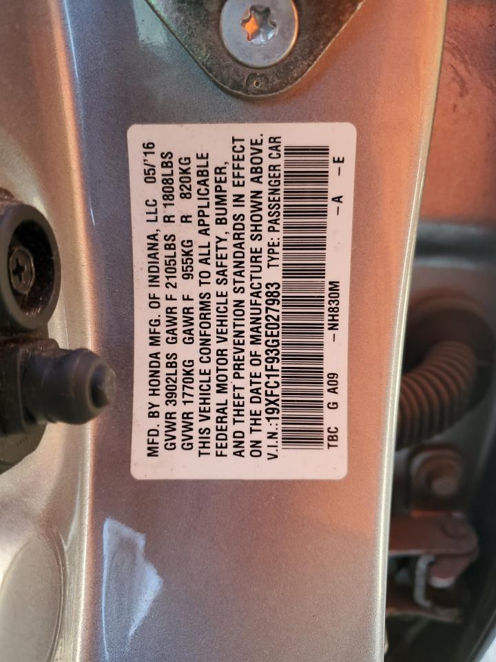 2016 HONDA CIVIC
