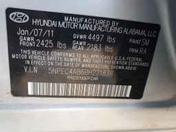 2011 HYUNDAI SONATA