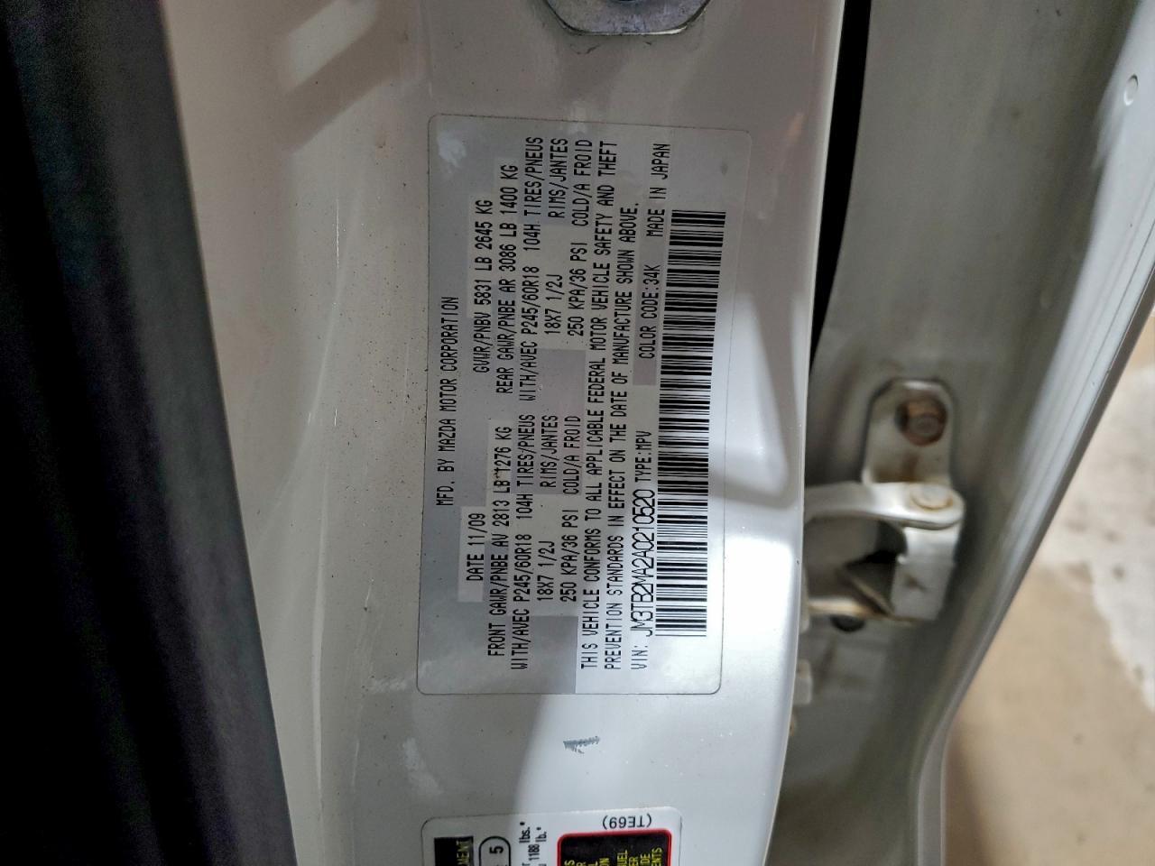 2010 MAZDA CX-9