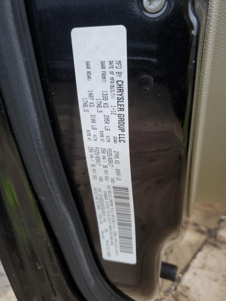 2012 DODGE GRAND CARAVAN