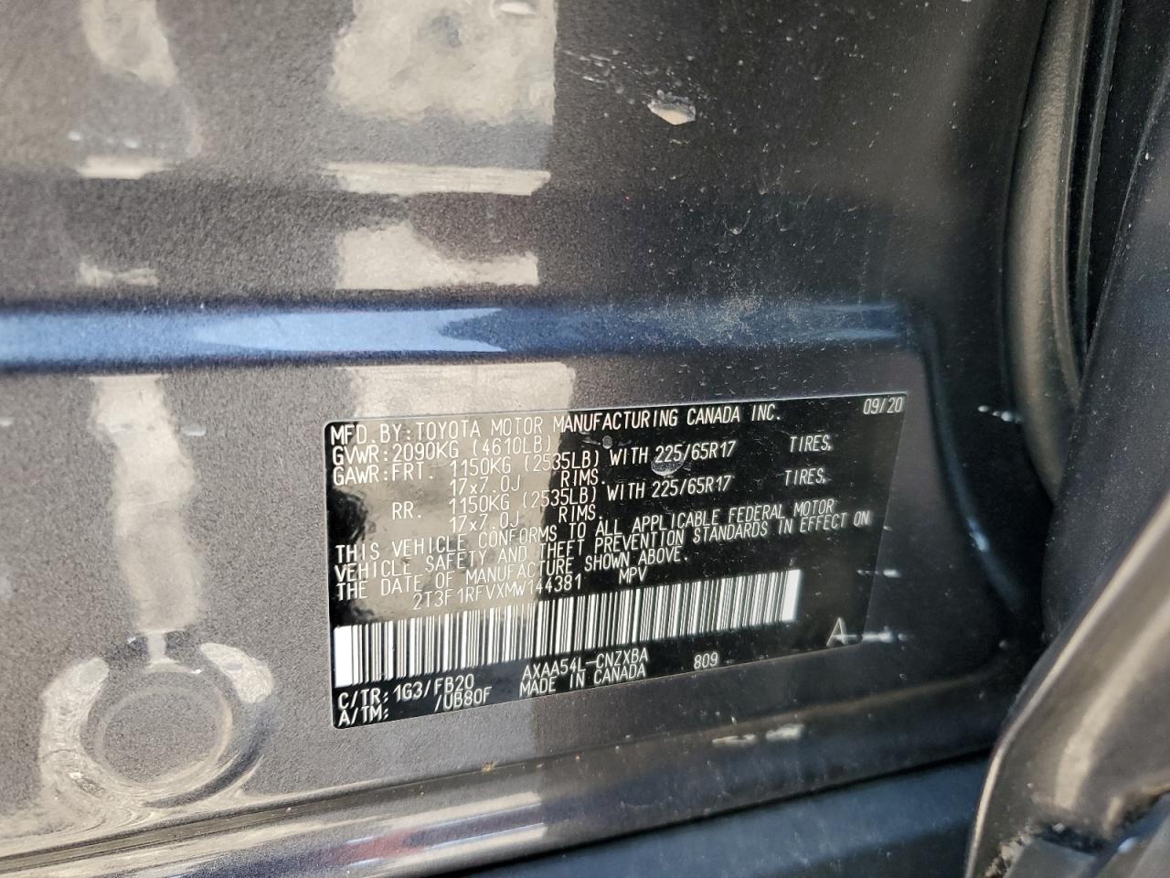 2021 TOYOTA RAV4