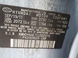 2012 HYUNDAI ELANTRA