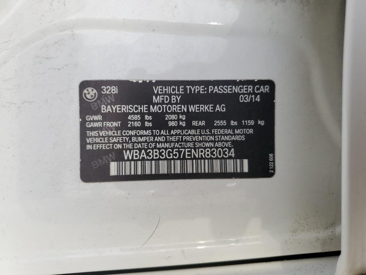 2014 BMW 3 SERIES