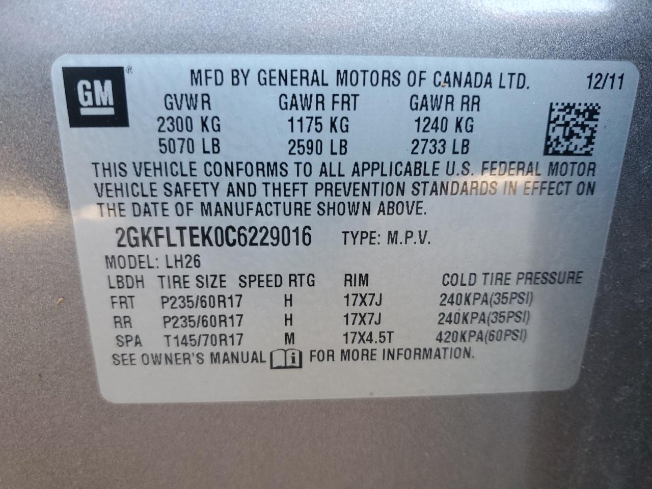 2012 GMC Terrain