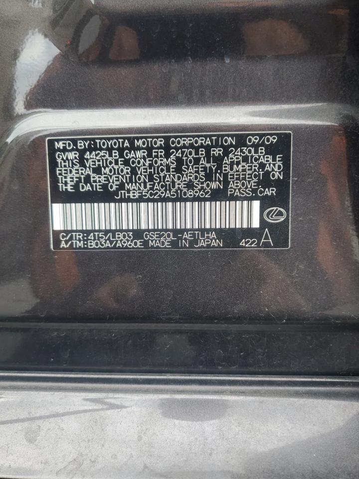 2010 LEXUS IS 250