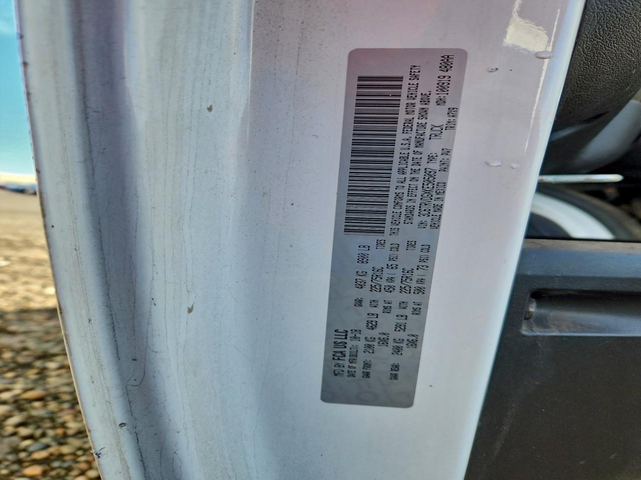 2019 RAM ProMaster 2500
