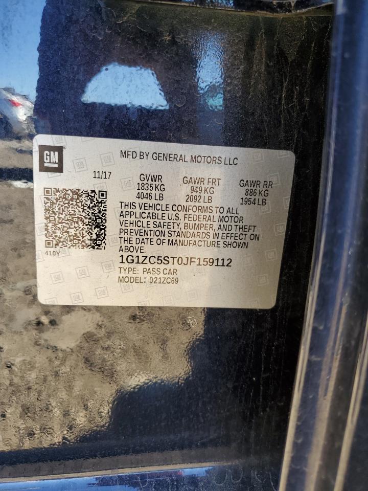2018 CHEVROLET MALIBU