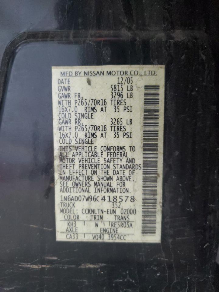2006 NISSAN Frontier