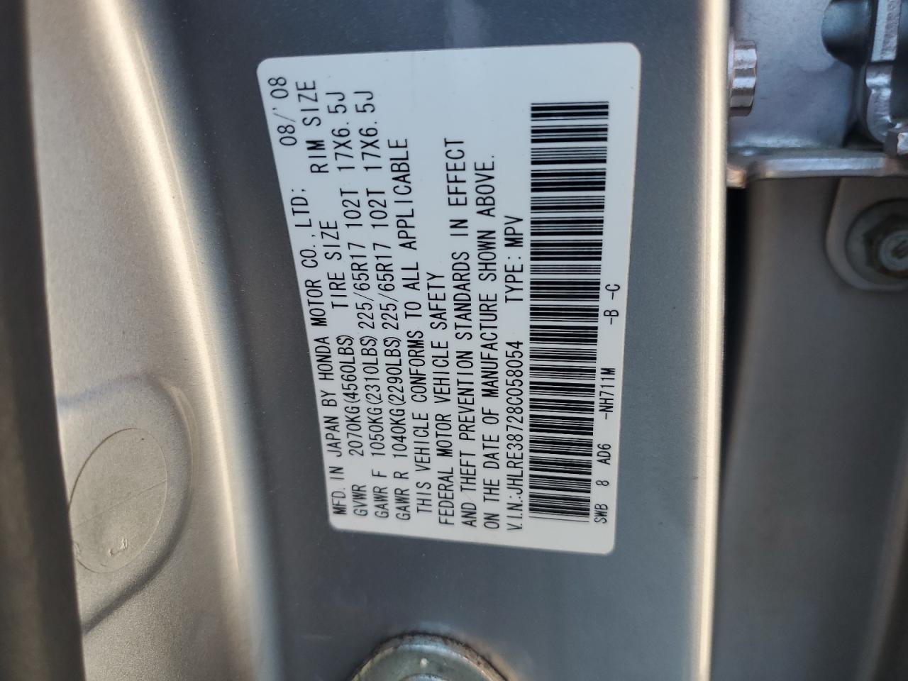 2008 HONDA CR-V