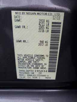 2014 NISSAN ALTIMA