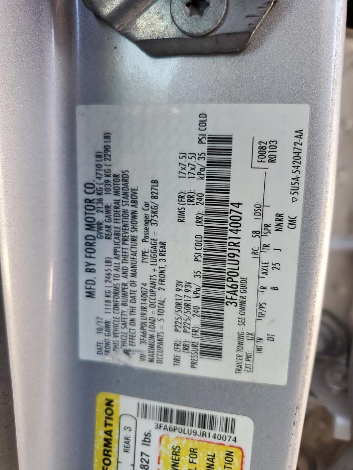 2018 FORD FUSION