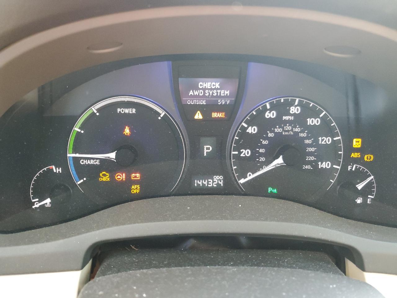 2012 LEXUS RX 450H
