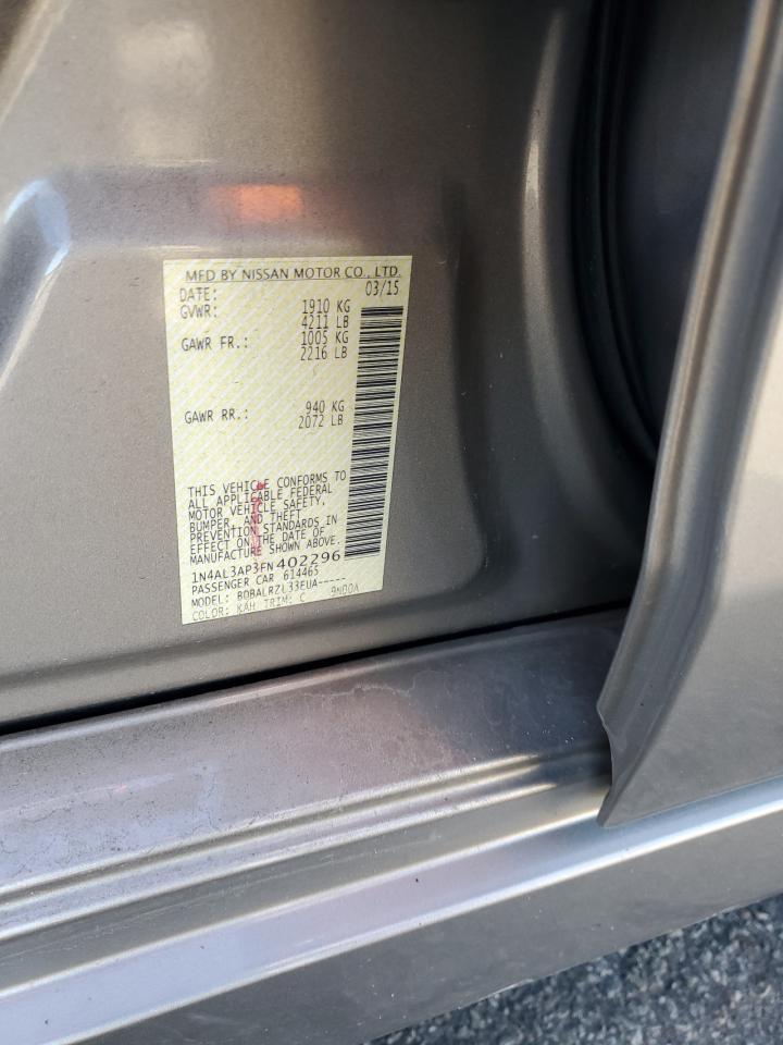2015 NISSAN ALTIMA