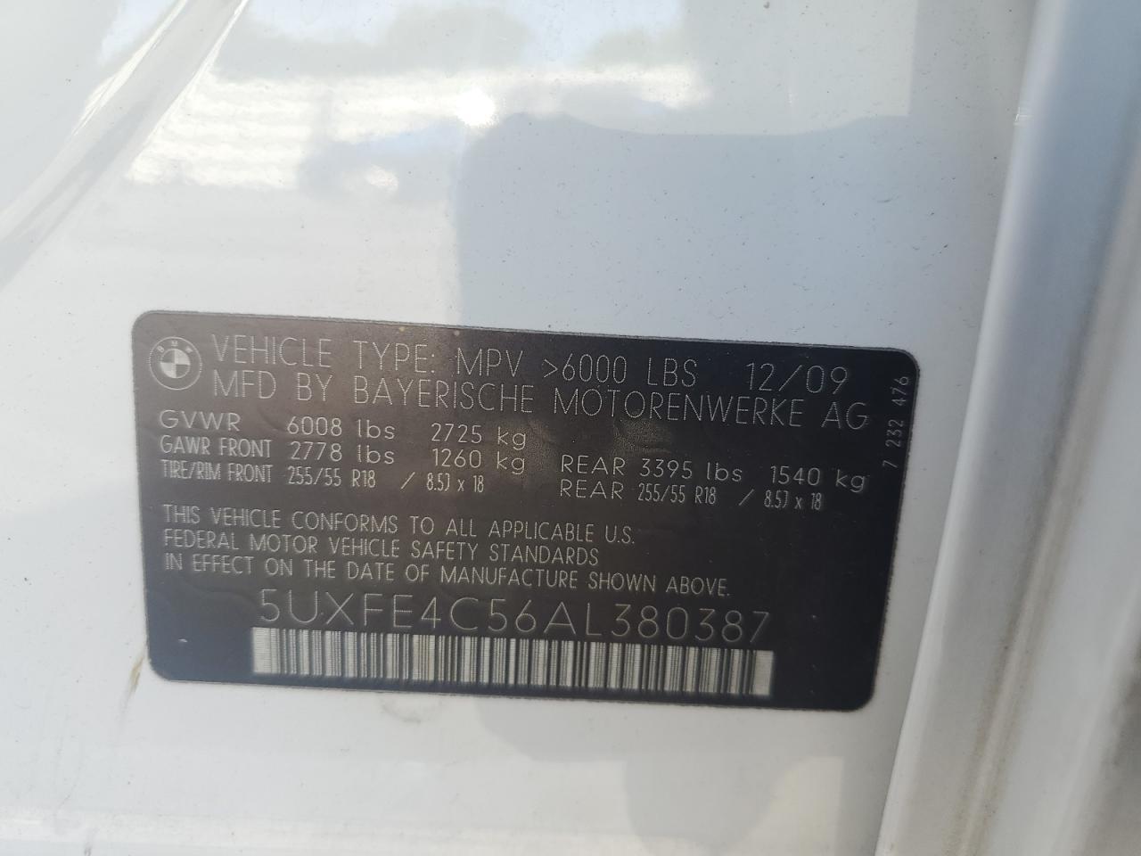 2010 BMW X5