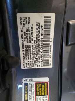 2012 HONDA CR-V