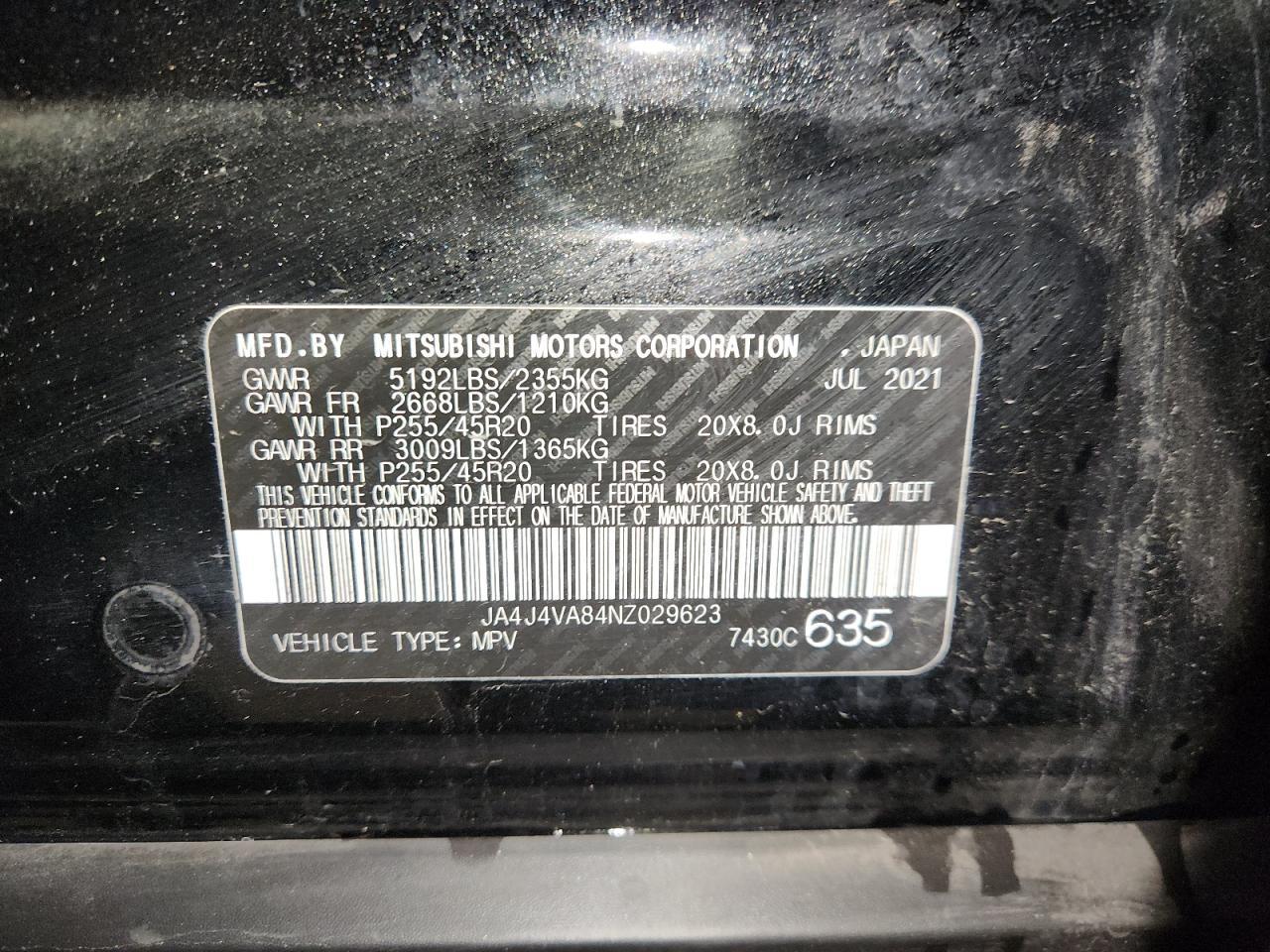 2022 MITSUBISHI outlander
