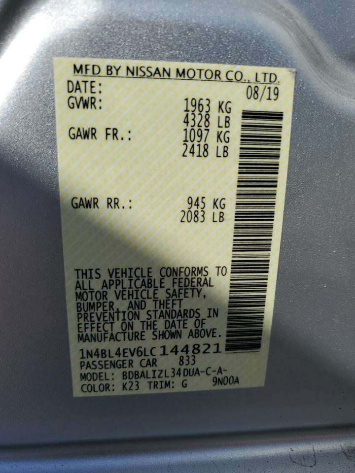 2020 NISSAN ALTIMA