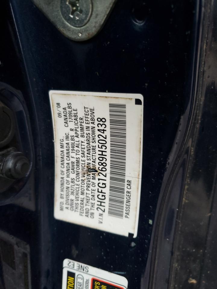 2009 HONDA CIVIC