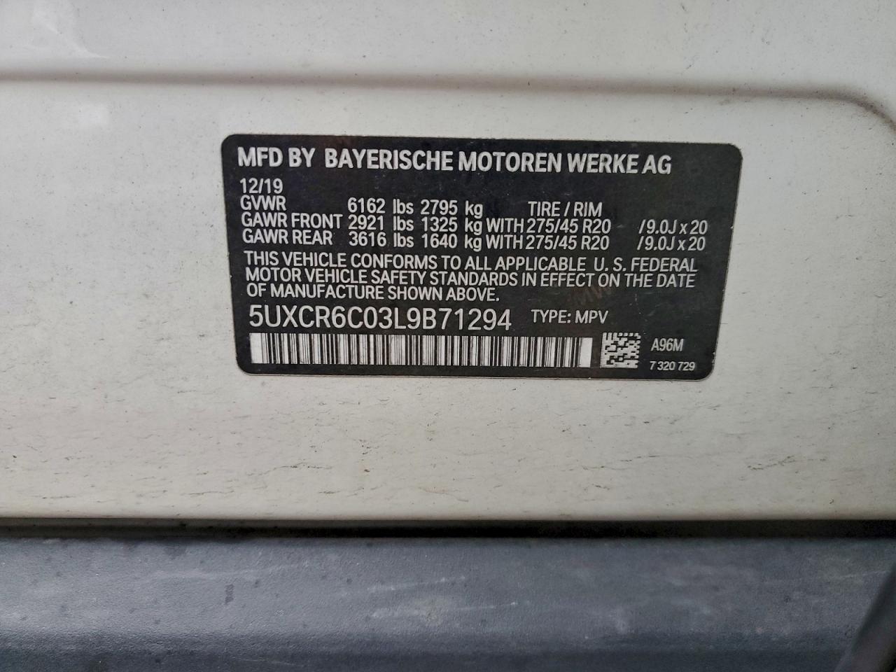 2020 BMW X5