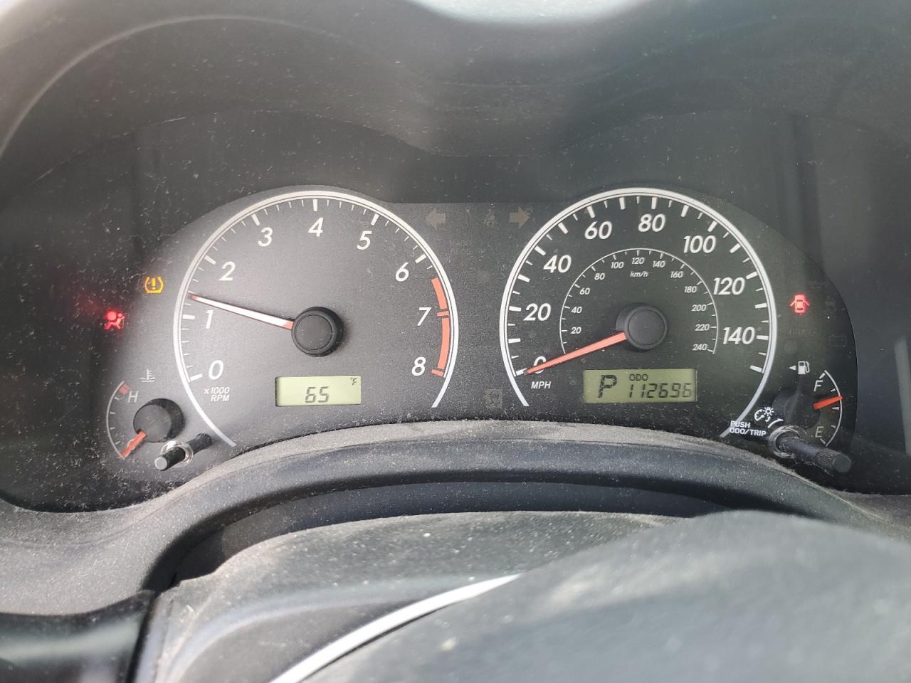 2012 TOYOTA COROLLA