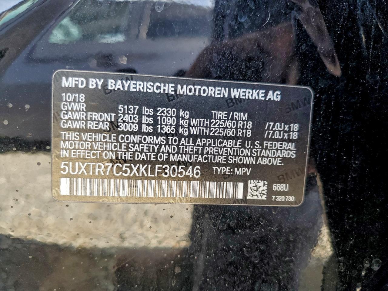 2019 BMW X3