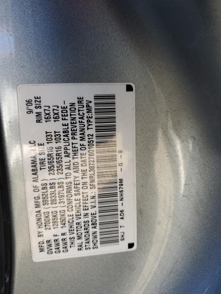 2007 HONDA ODYSSEY