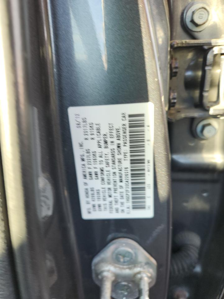 2012 HONDA ACCORD