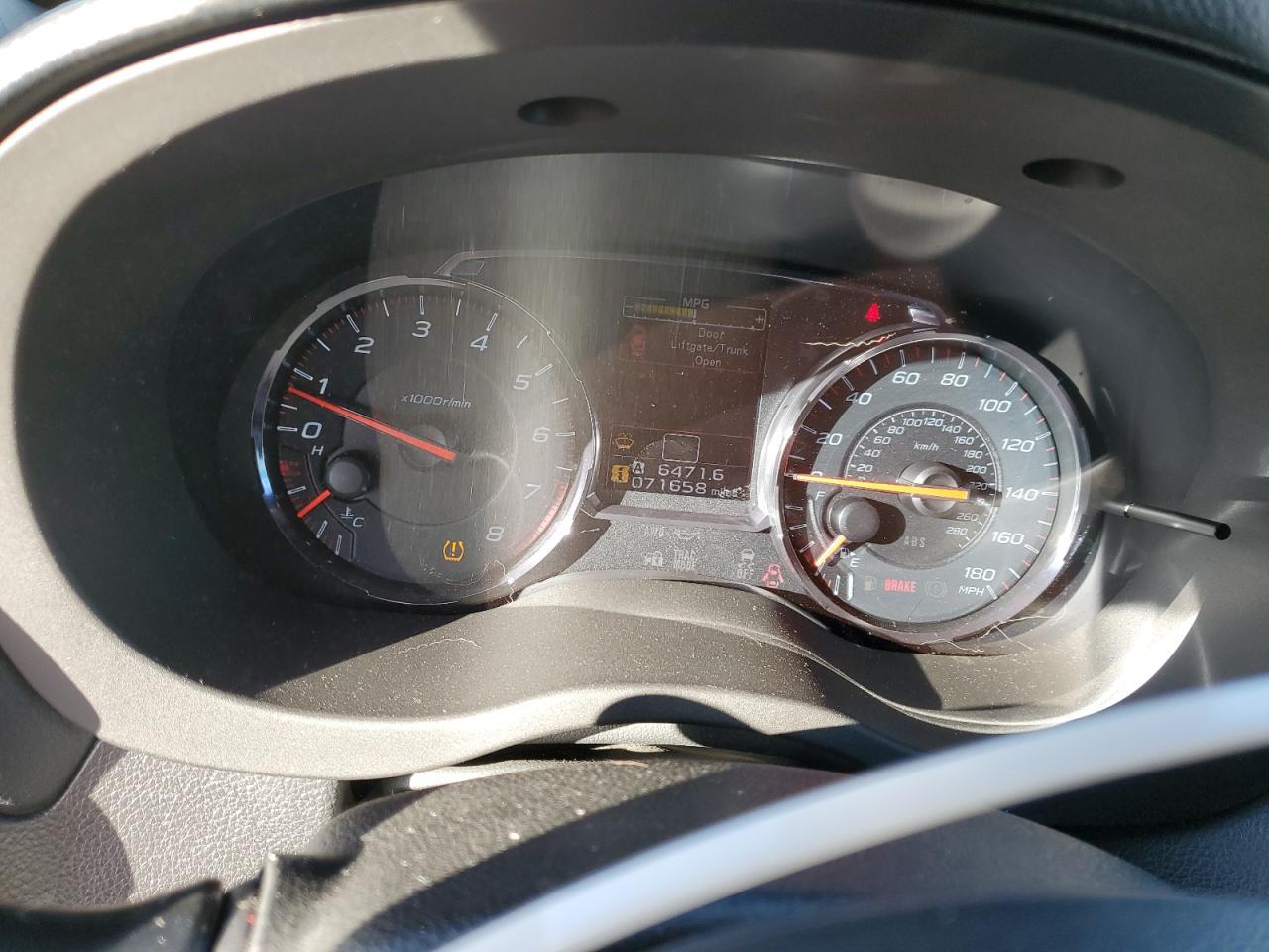 2018 SUBARU WRX