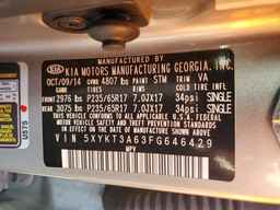 2015 KIA SORENTO