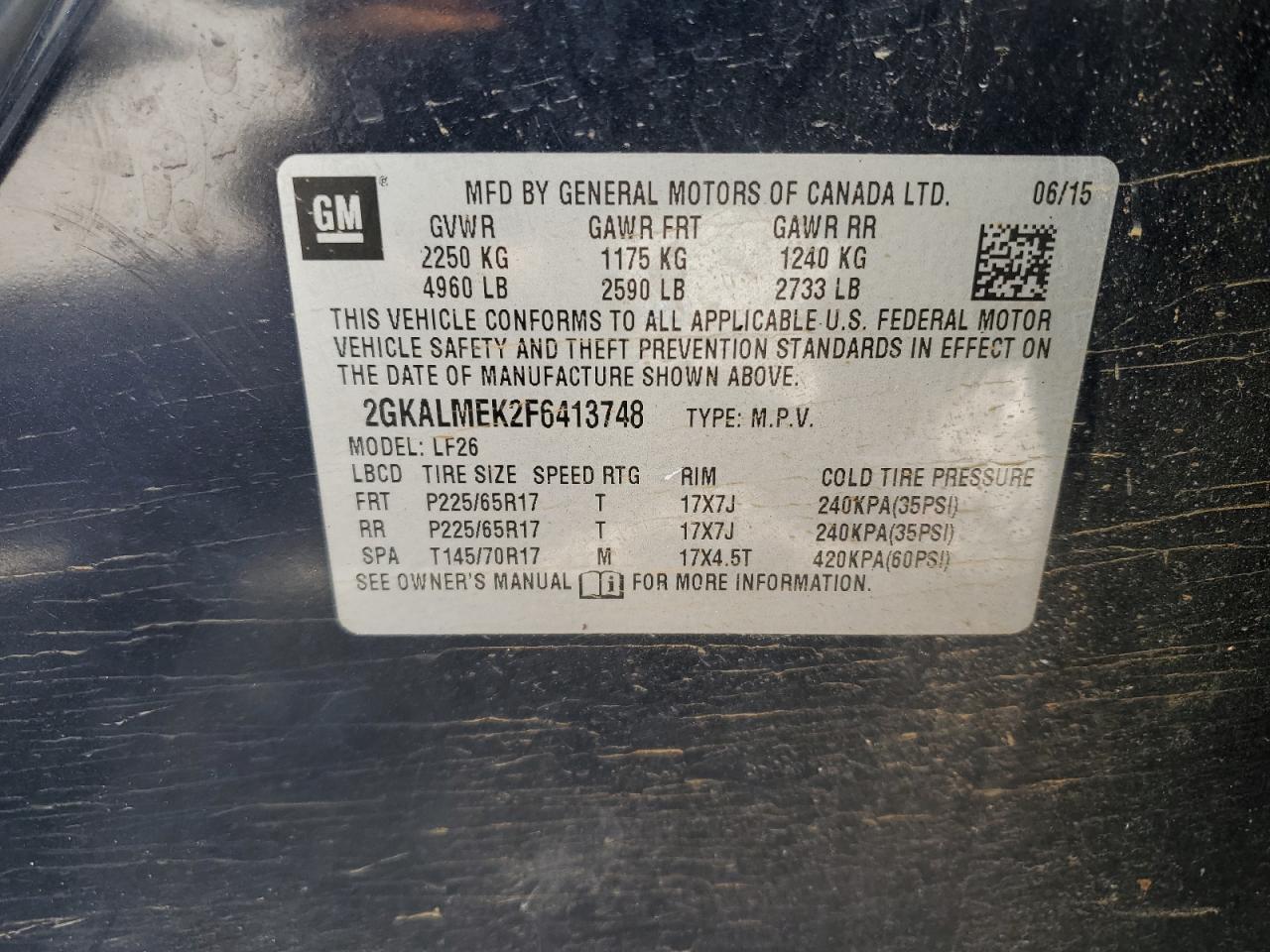 2015 GMC Terrain