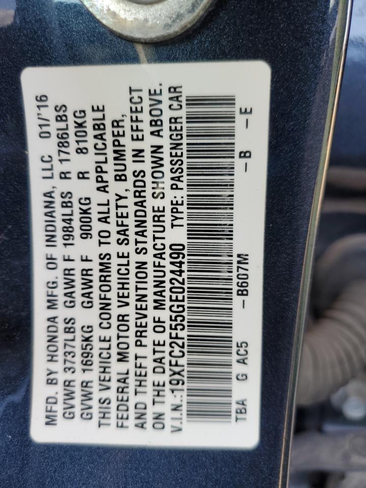 2016 HONDA CIVIC