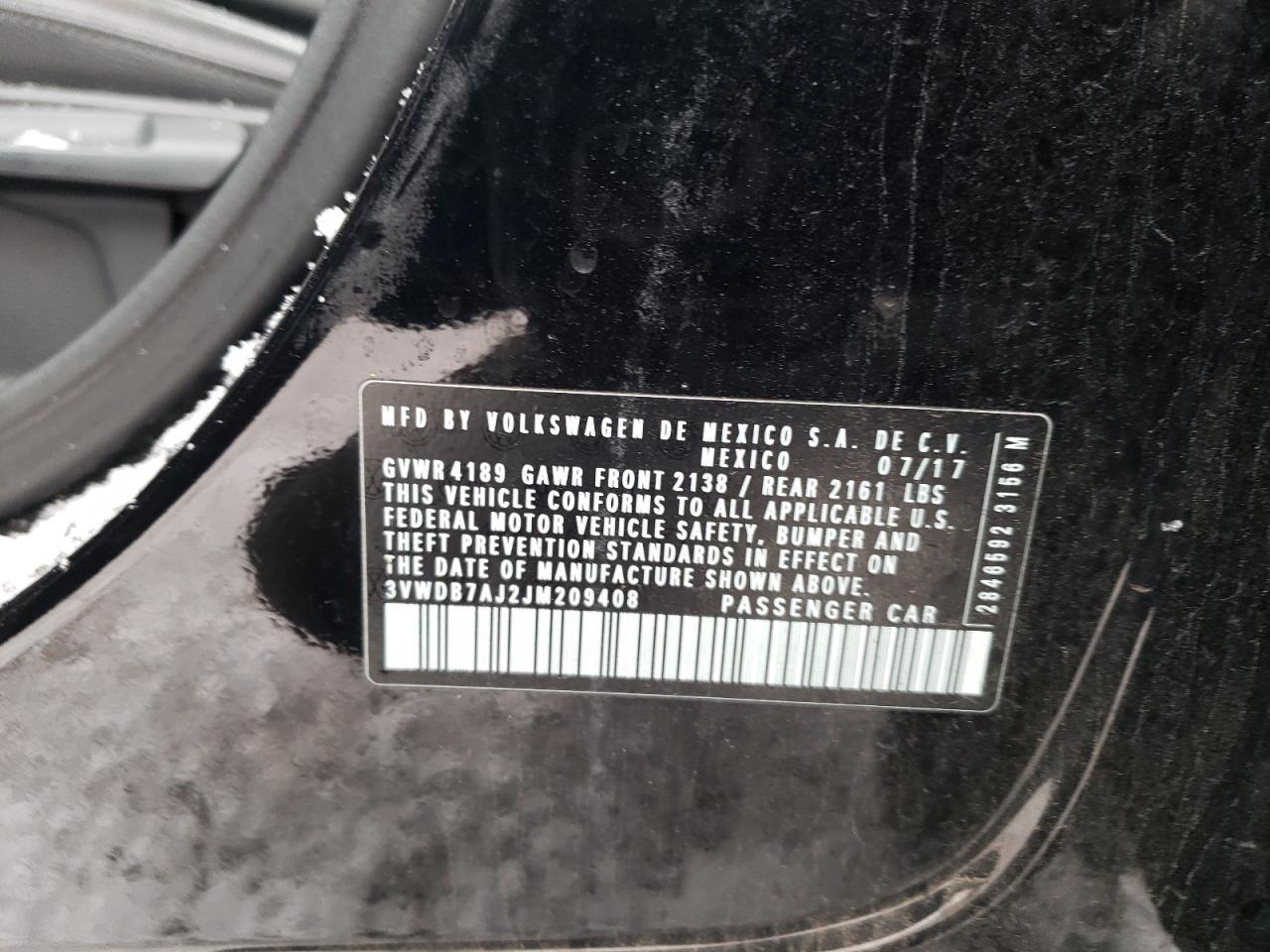 2018 VOLKSWAGEN JETTA