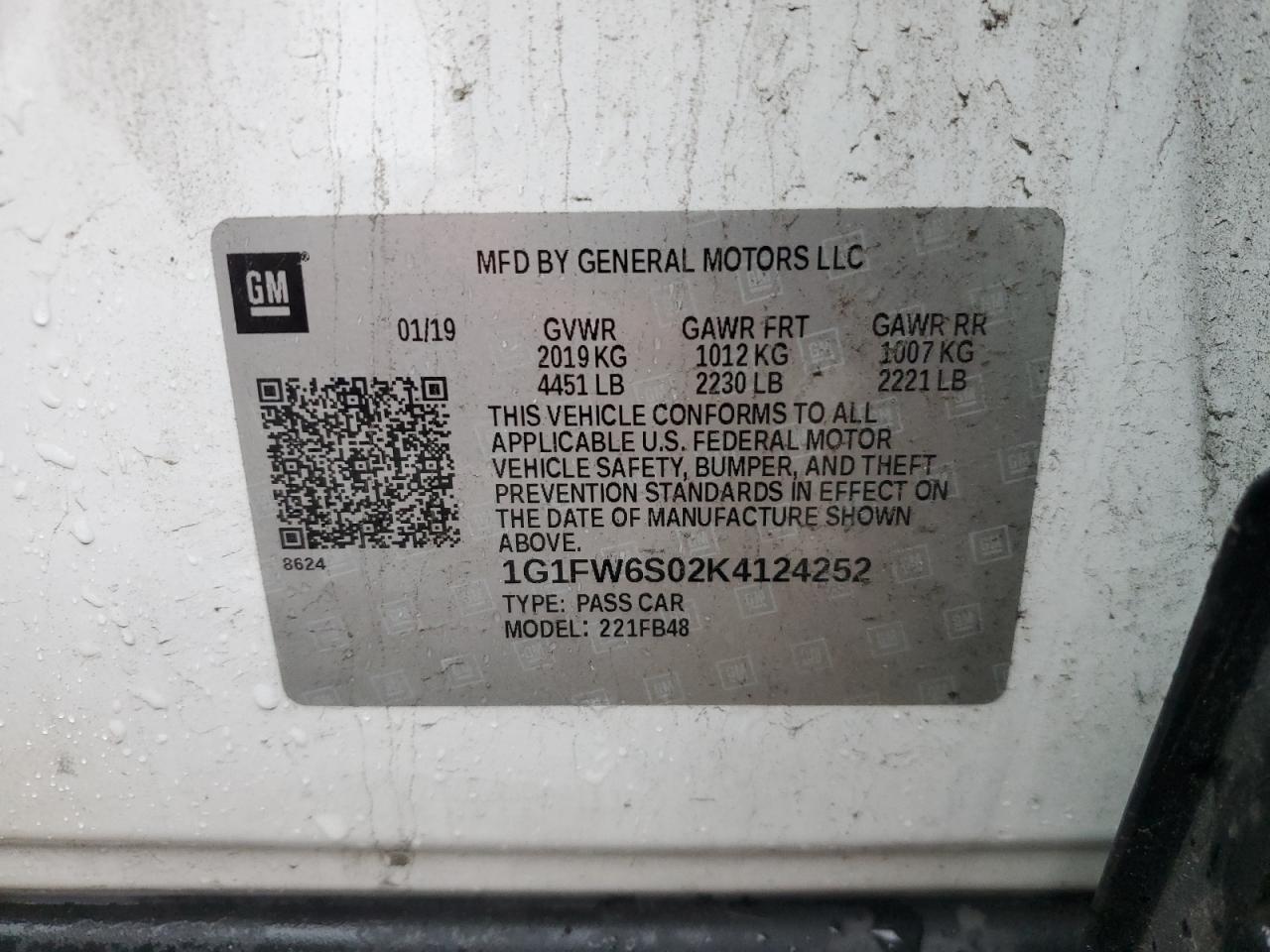 2019 CHEVROLET Bolt EV