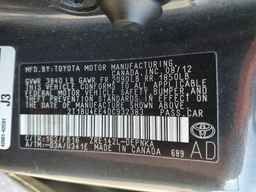 2013 TOYOTA COROLLA