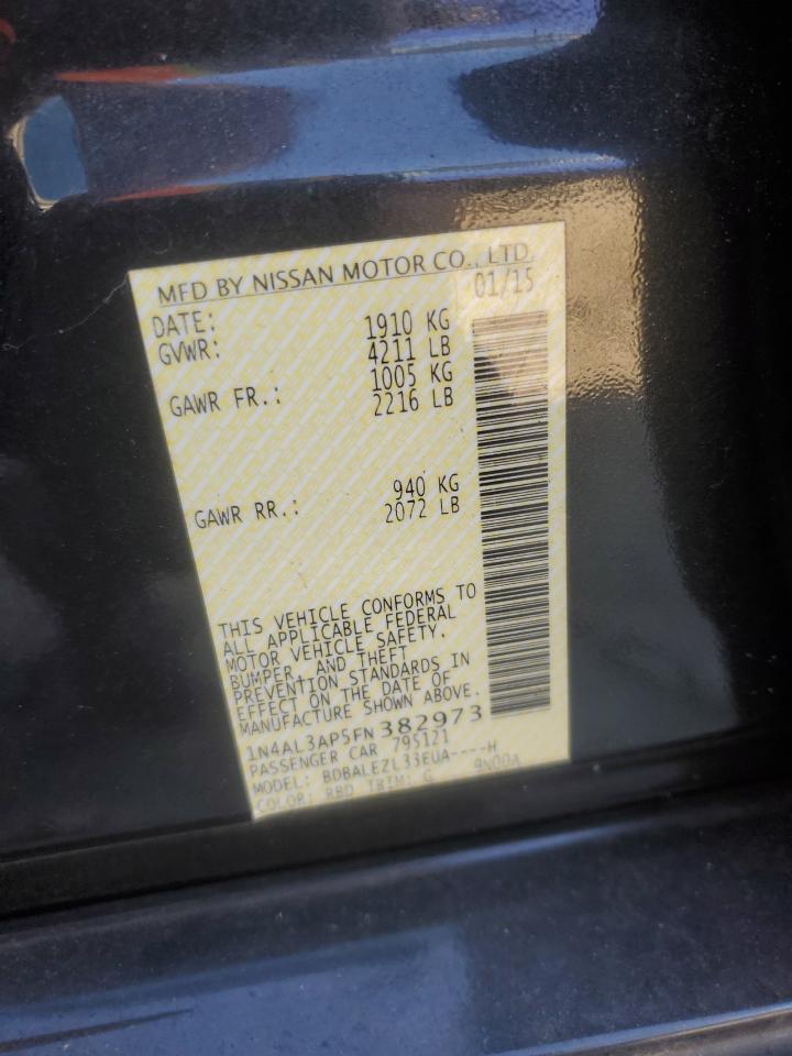 2015 NISSAN ALTIMA