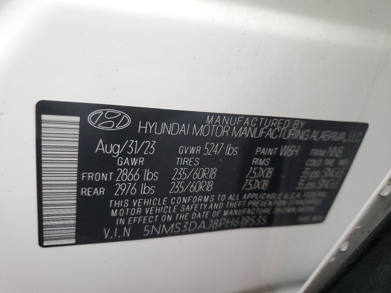 2023 HYUNDAI SANTA FE