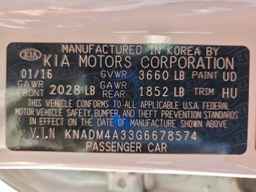 2016 KIA RIO
