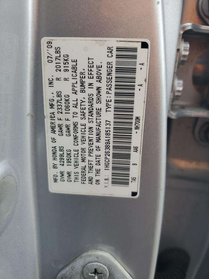 2009 HONDA ACCORD