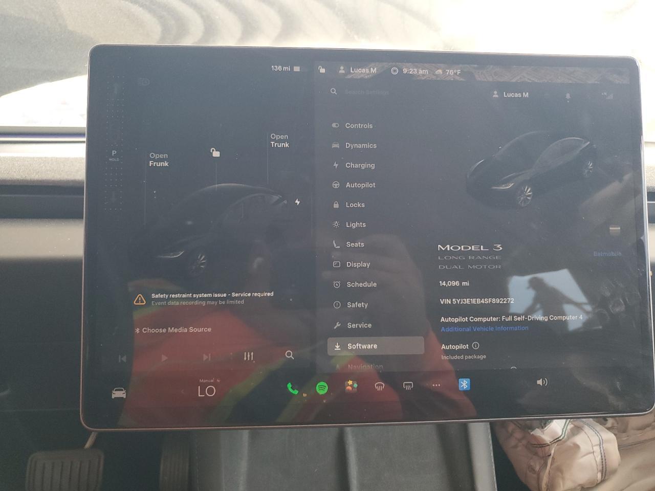 2025 TESLA MODEL 3
