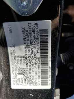 2021 HONDA CIVIC