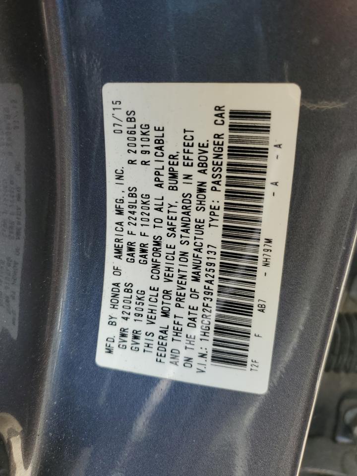 2015 HONDA ACCORD