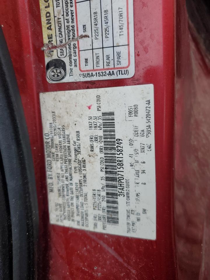 2008 FORD FUSION