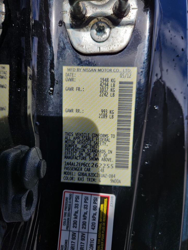 2012 NISSAN ALTIMA