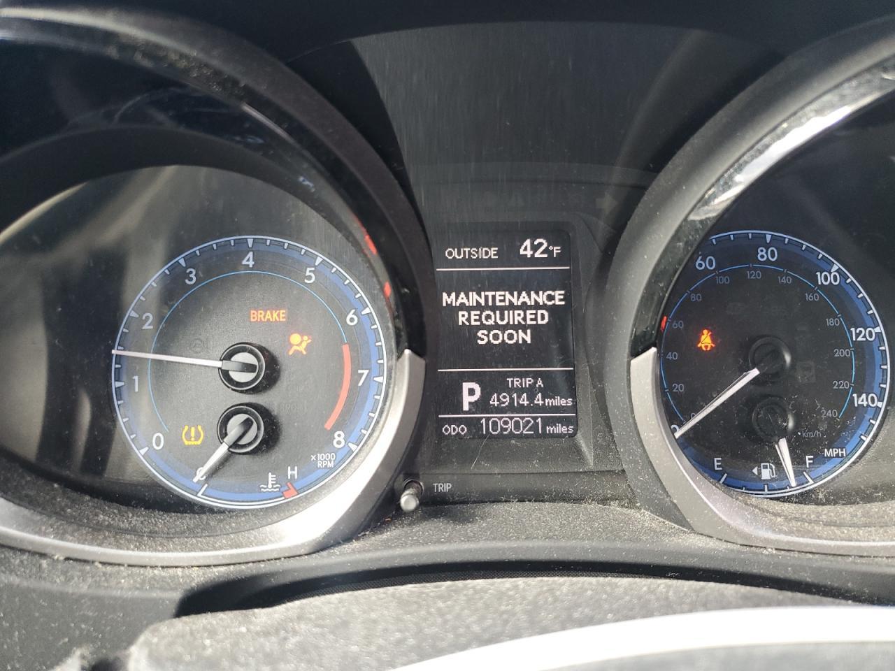 2014 TOYOTA COROLLA